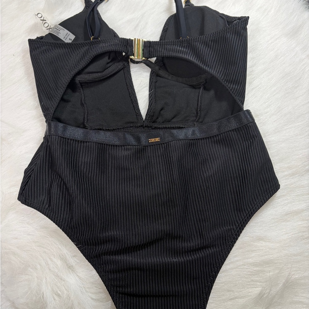 XOXO Black One-Piece Swimsuit - Picture 10 of 10